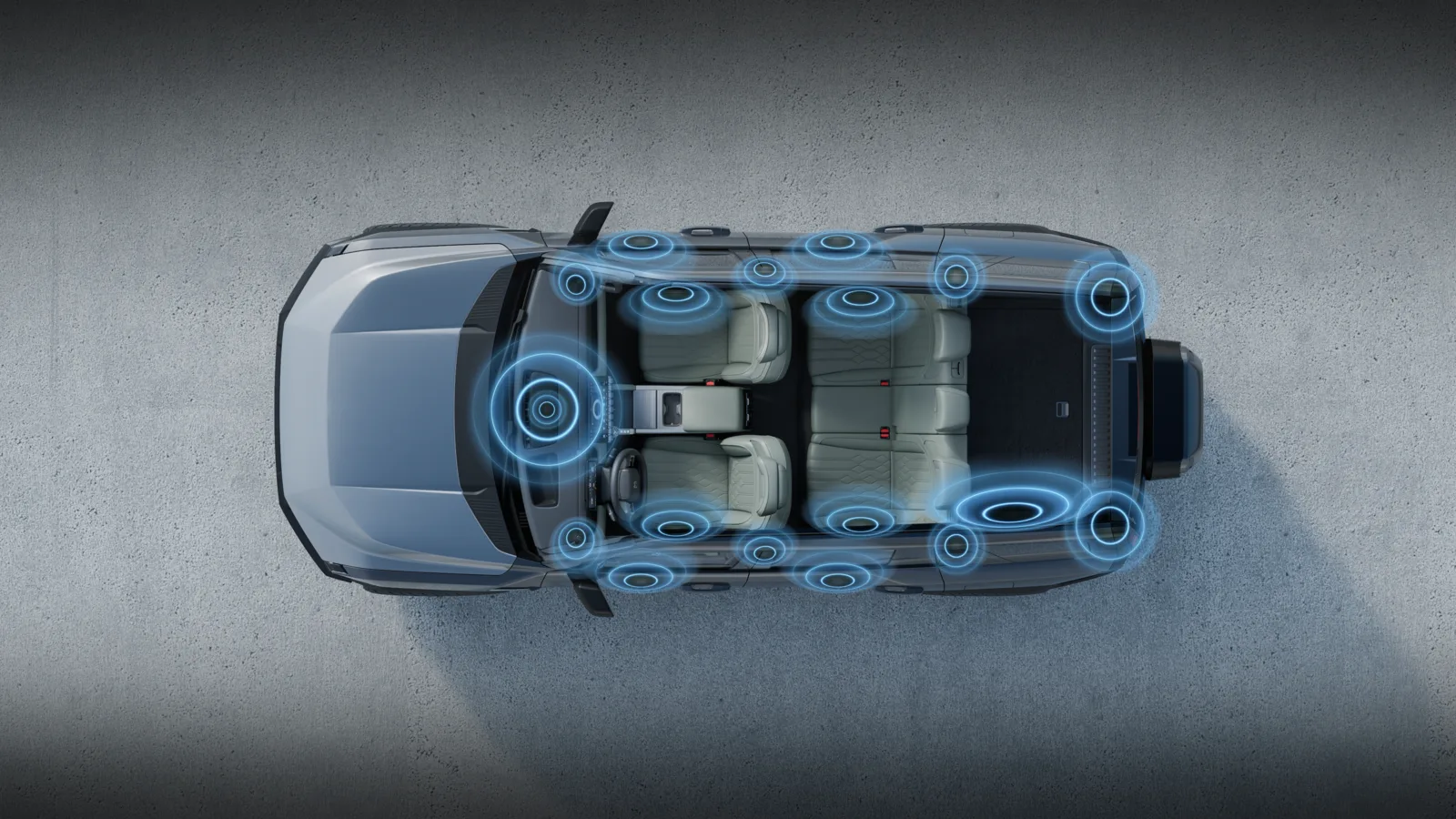 MHERO II 360 surround view with transparent chassis visualisation